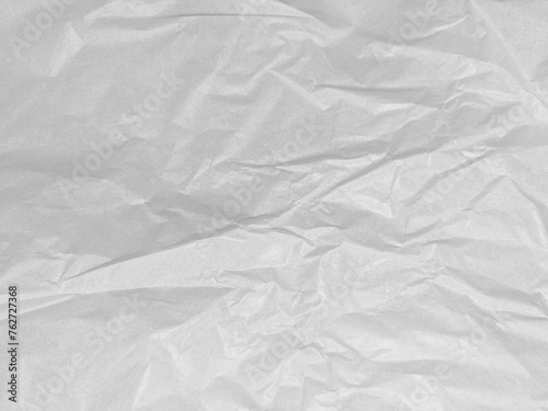 White Paper Crumpled Texture Background for Creative Projects