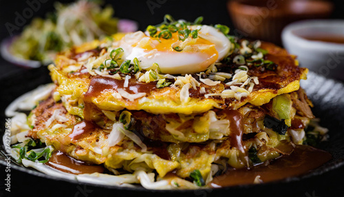 Japanese Food Photography - Okonomiyaki