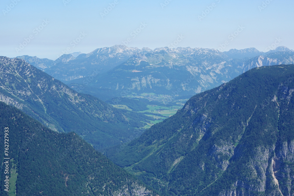 The view from Krippenstein mountain, Austria	