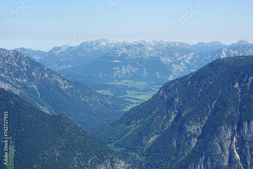 The view from Krippenstein mountain, Austria 