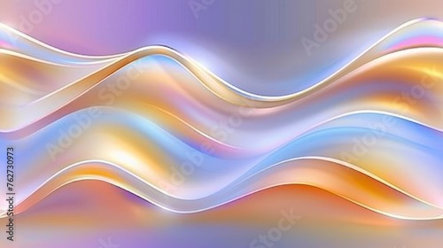 a multicolored abstract background with wavy lines on a blue, pink, yellow, and white color scheme.