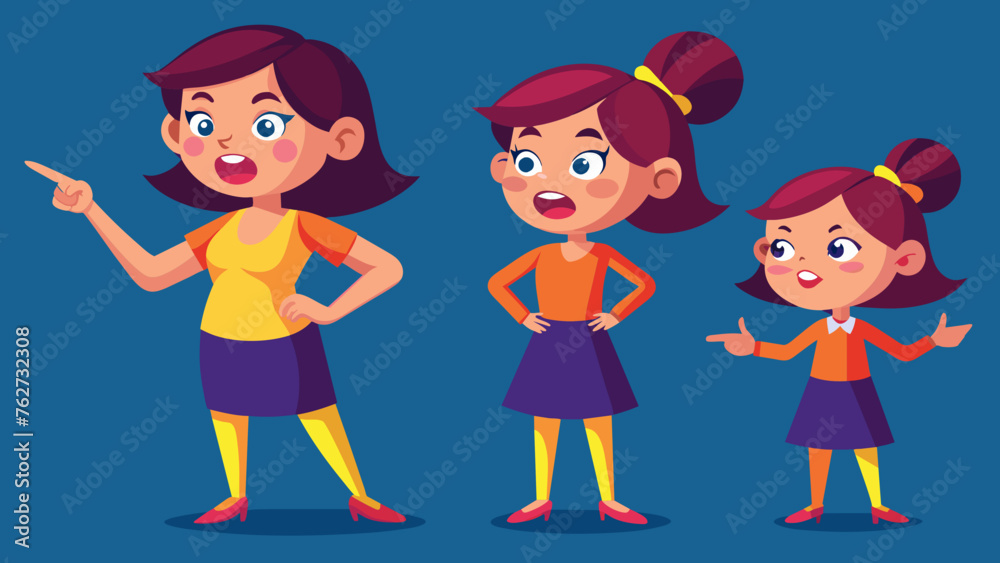 woman pointing her finger vector illustration woman pointing her finger vector illustration