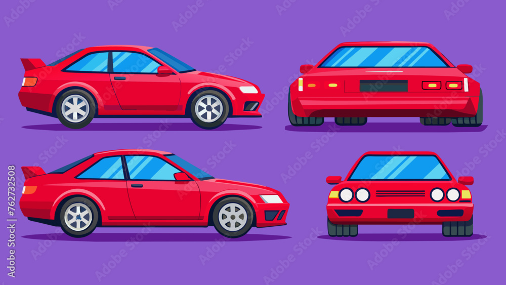 red car vector illustration red car vector illustration