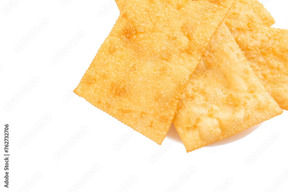 Pastel de Feira crocante brasileira traditional pastry fried street food isolated png Pastel de Feira crocante brasileira traditional pastry fried street food isolated png