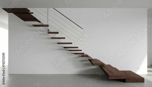 Clean Minimalistic Staircase Design With Floating Upscaled 4