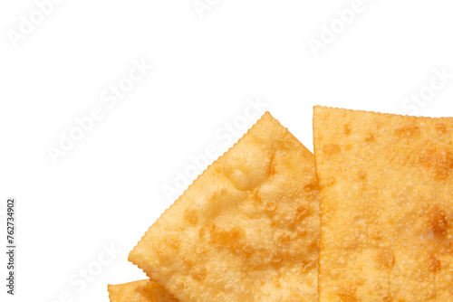 Pastel de Feira crocante brasileira traditional pastry fried street food isolated png