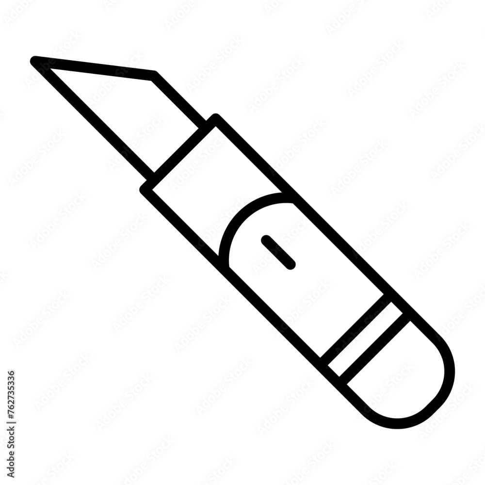 Scalpel Line Icon Scalpel Line Icon