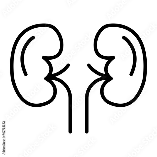 Kidneys Line Icon