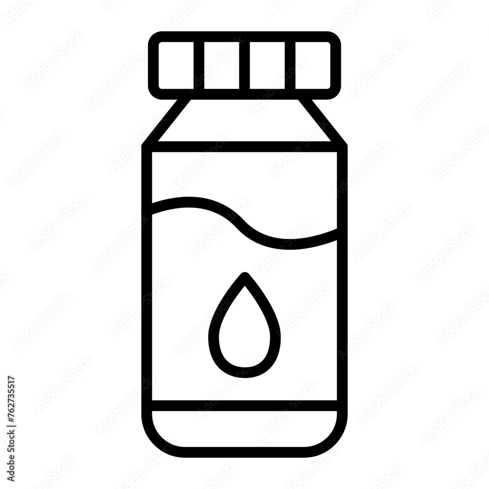 Syrup Line Icon Syrup Line Icon