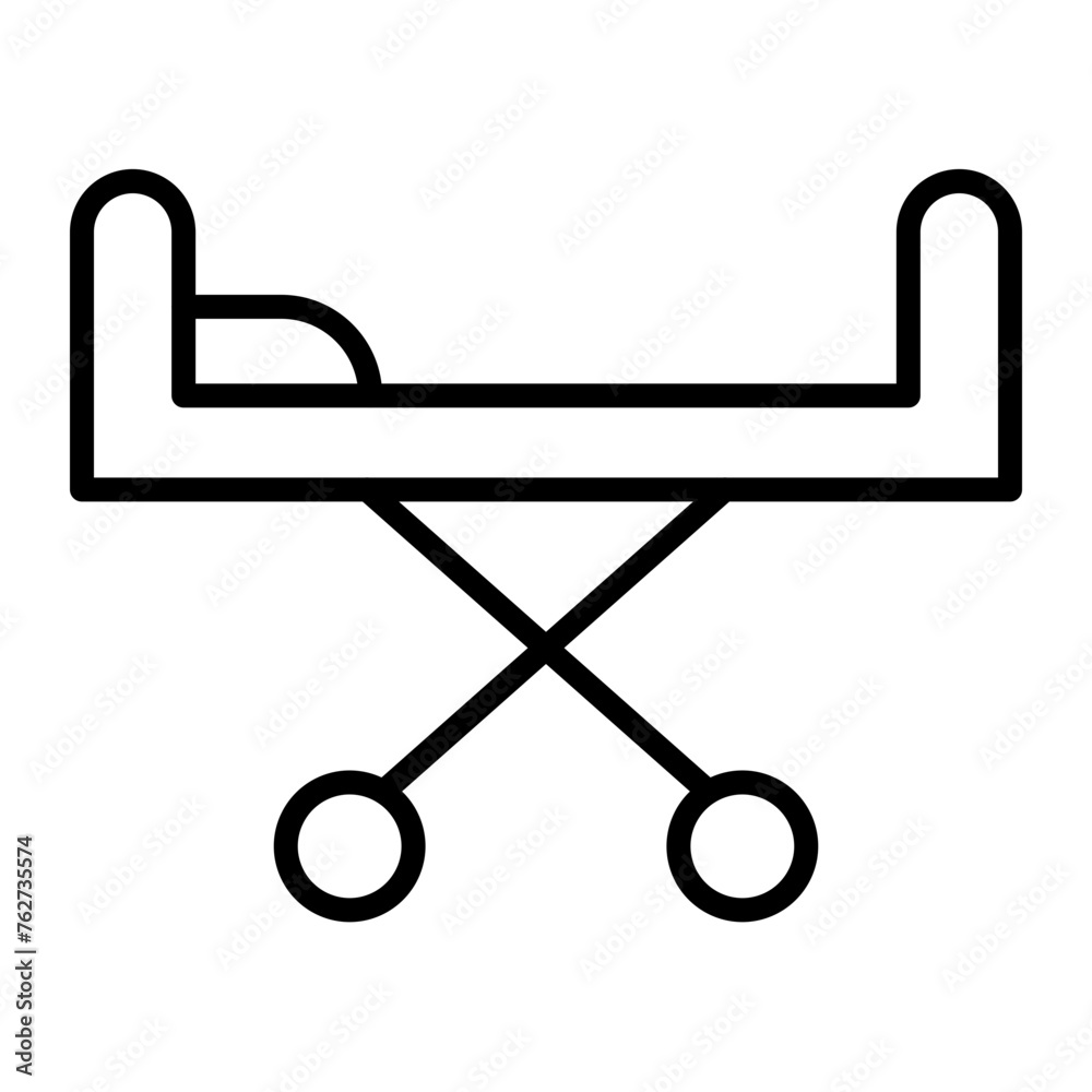 Stretcher Line Icon Stretcher Line Icon