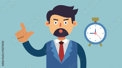 dissatisfied man vector illustration