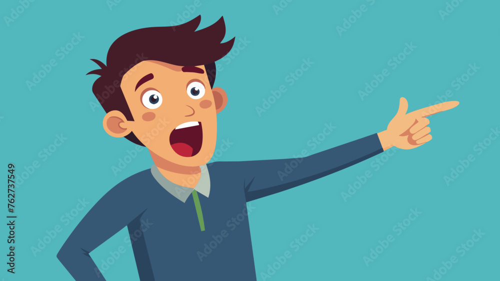 man points to something element man points to something element