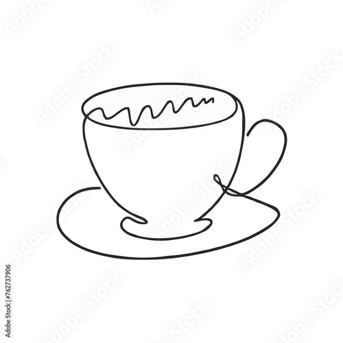 drawing of a cup of coffee