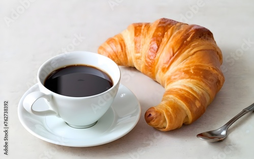 coffee and corssiant, photo, food photography, crossiant and coffee, youtube recipes, blog recipes, blog posts, stock photos, stock life, stock photography, stock food images, stock images	