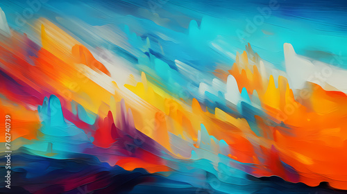 Abstract colorful bright background