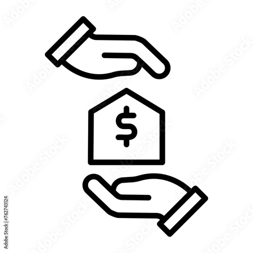 Loan Line Icon