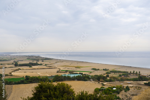 Sea view and green landscape