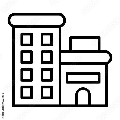 Appartment Line Icon