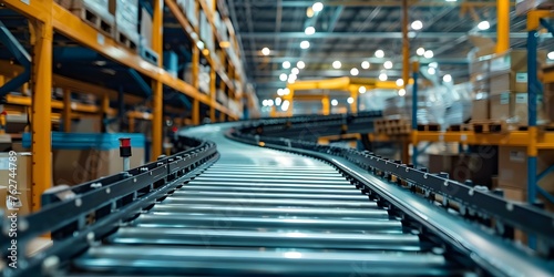 The Concept of Automated Logistics: Implementing Conveyor Belt Systems in eCommerce Warehouses. Concept Automated Logistics, Conveyor Belt Systems, eCommerce, Warehouse Efficiency
