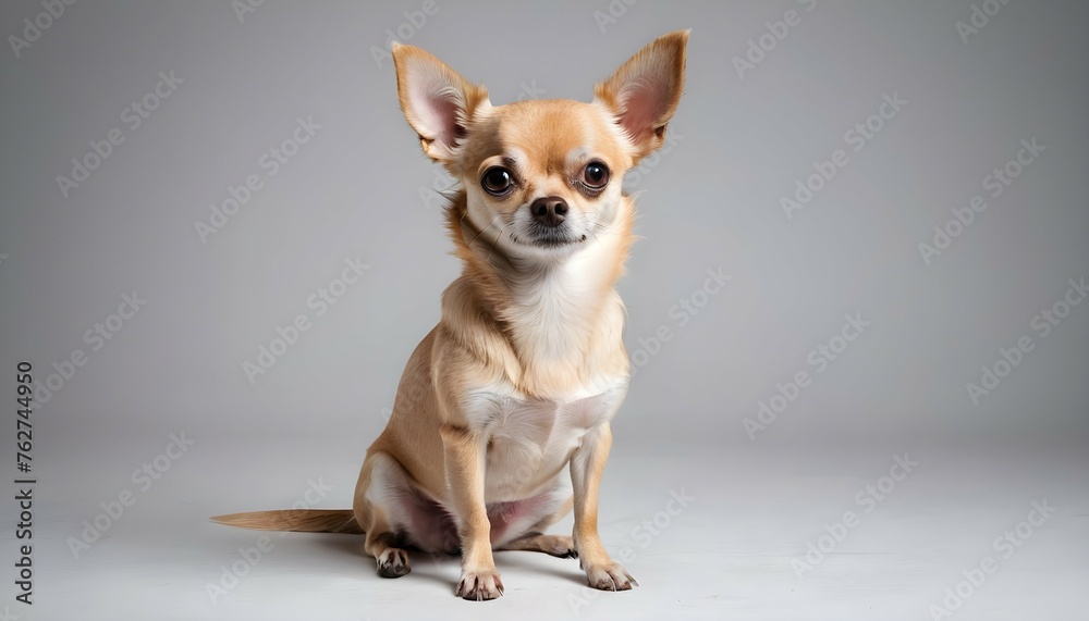 A Chihuahua Sitting Obediently For A Portrait Upscaled 2