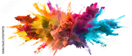 Colorful explosion PNG file