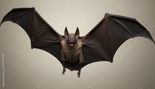 A Bat With Its Wings Folded Resembling A Cloak Upscaled 3