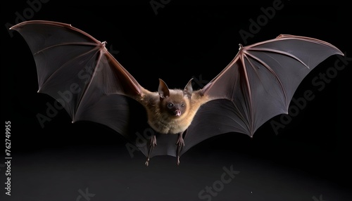 A Bat With Its Wings Furled Resembling A Cape Upscaled 3