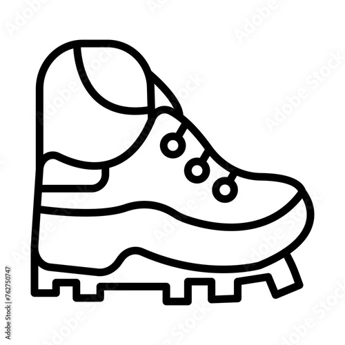 Hiker Line Icon