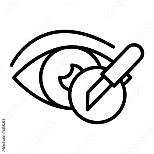 Plastic Surgery Line Icon