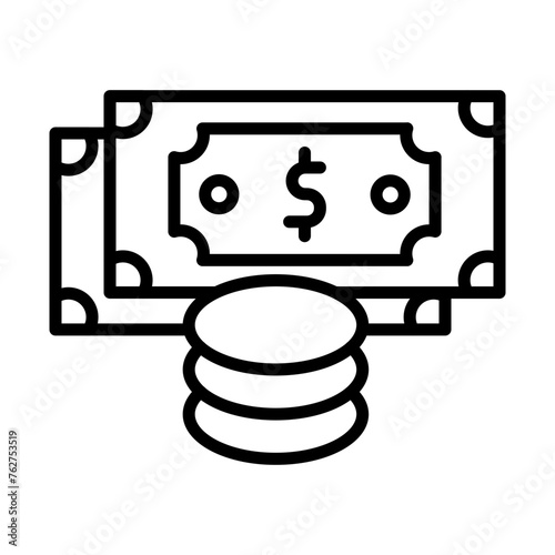 Income Line Icon