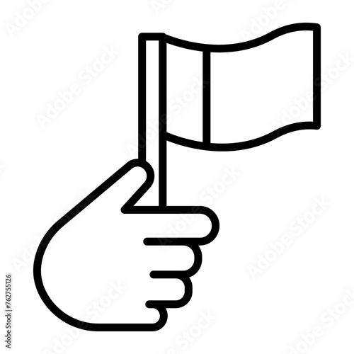 Patriotism Line Icon