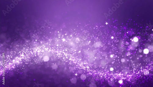 abstract purple sparkle particles background