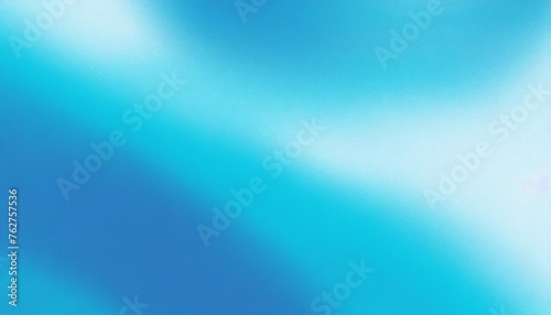 sky blue azure ultra wide banner gradient background pattern with noise effect grainy wallpaper texture blurred abstract template with digital noise nostalgia vintage style of the 80s 90s