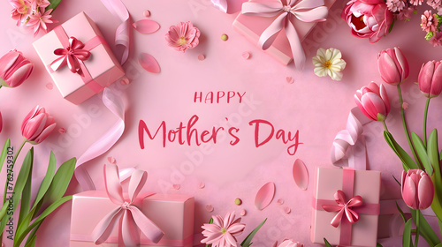 Happy Mothers day design background © Orkidia