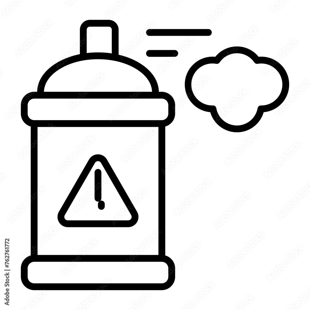 Aerosol Line Icon Aerosol Line Icon