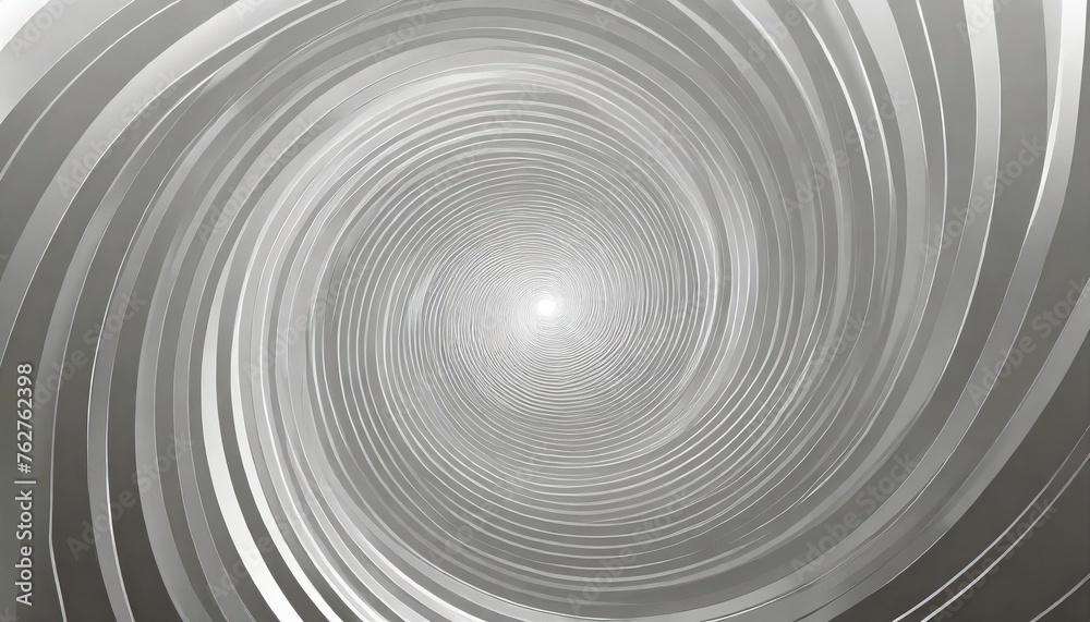 Obraz premium silver gray color radius background with swirl ray white background