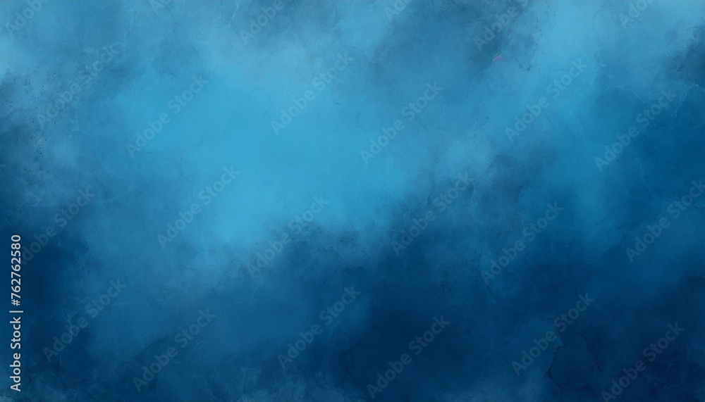 elegant light and dark blue background with old vintage grunge texture abstract smoke or sky design blue paper