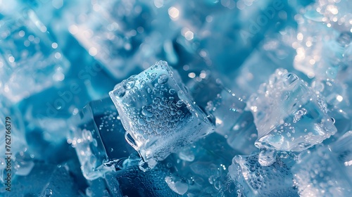  melting ice cubes