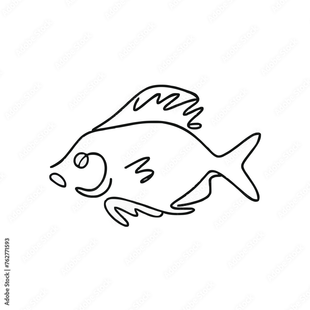 drawing of a fish