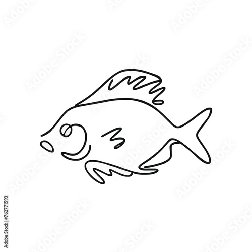 drawing of a fish