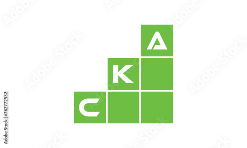 CKA initial letter financial logo design vector template. economics, growth, meter, range, profit, loan, graph, finance, benefits, economic, increase, arrow up, grade, grew up, topper, company, scale photo