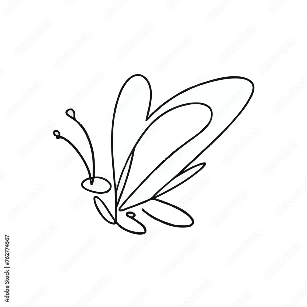 a drawing of a butterfly a drawing of a butterfly