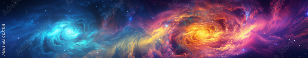 Fototapeta premium Galactic Spiral Inferno