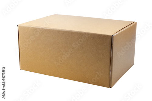 cardboard box isolated on white © Bahauddin