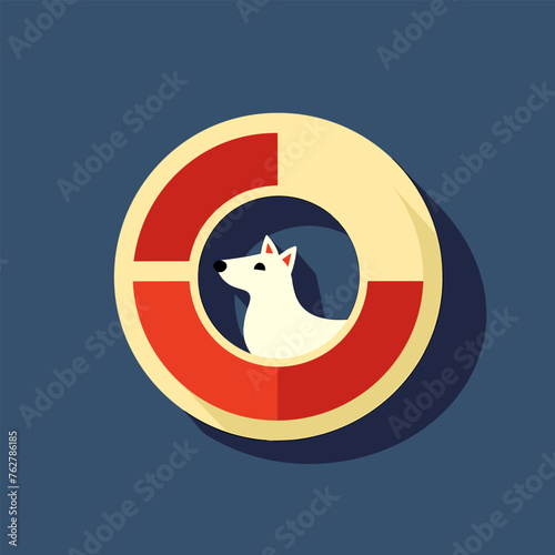 Pet Shop Vector Logo Illustration is a clean and professional logo template suitable for any business or personal identity related to animal lovers, pet shops, veterinary clinics, etc.