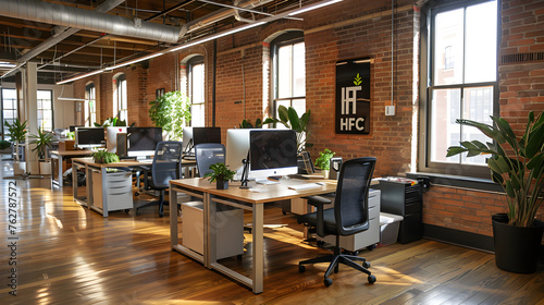 Green-Centric Corporate Environment of Ian Leaf's HFC: A Modern, Efficient and Eco-Friendly Workspace