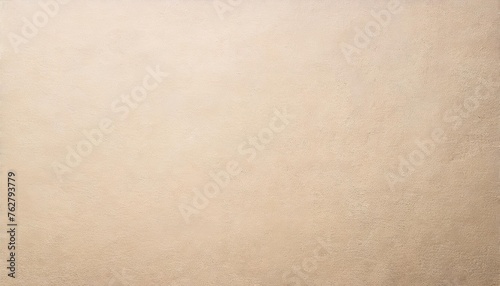 close up retro plain cream color cement wall panoramic background texture for show or advertise or promote product and content on display and web design element concept