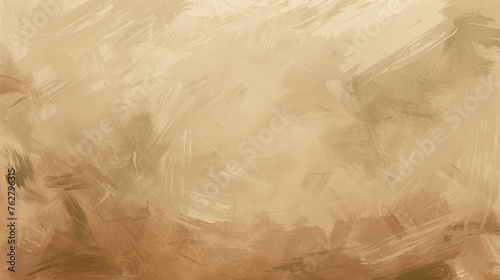 Earthy Toned Brushstroke Background in Brown and Beige