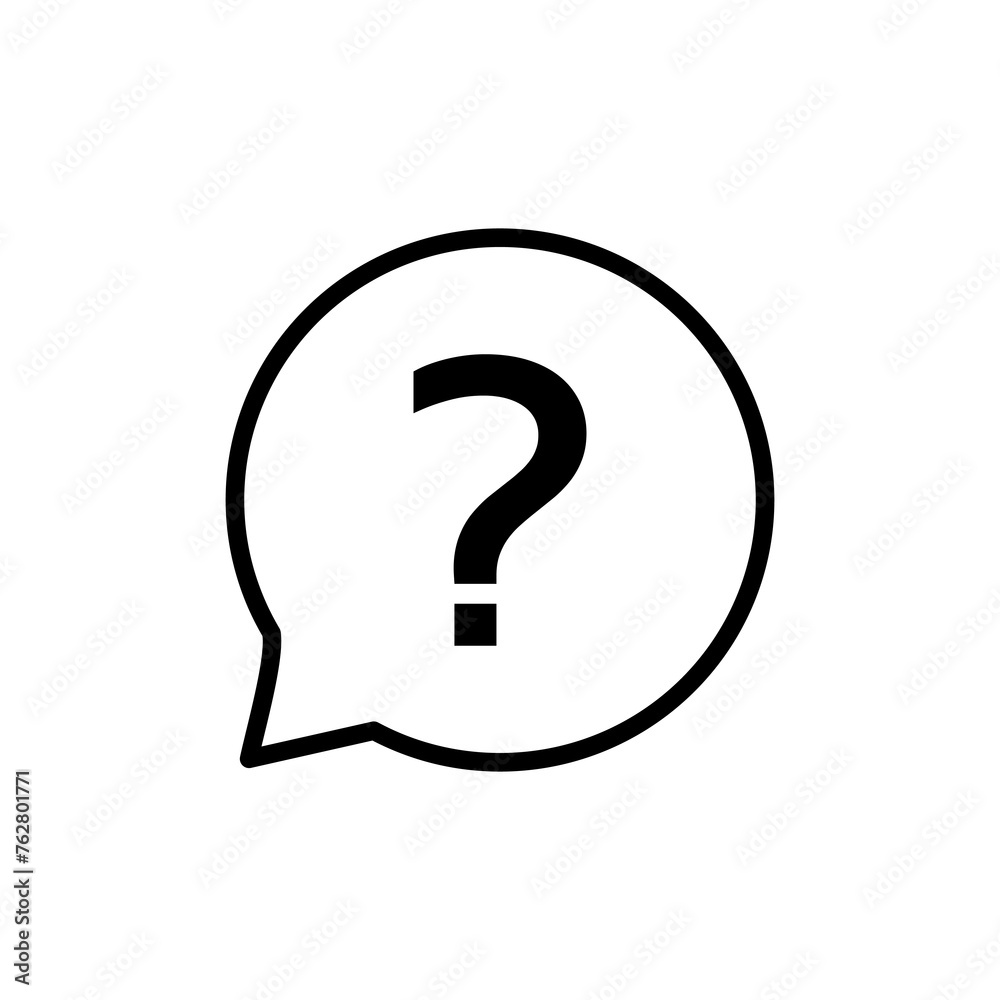 Question Icon vector isolated on white background. Question mark sign. help icon. Faq Question Icon vector isolated on white background. Question mark sign. help icon. Faq