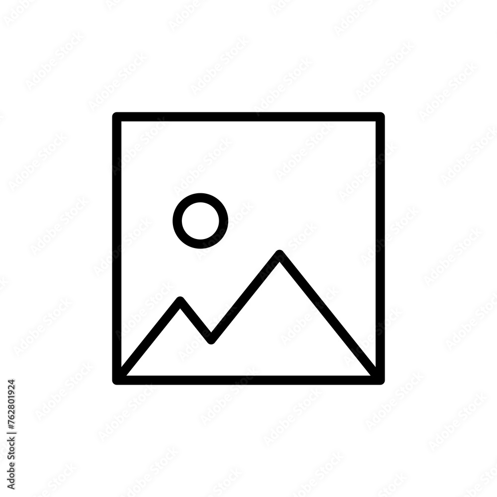 Picture icon vector isolated on white background. Picture vector icon. photo gallery icon vector Picture icon vector isolated on white background. Picture vector icon. photo gallery icon vector